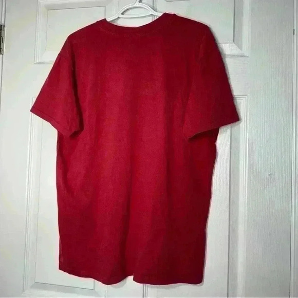 VTG 90s Planet Hollywood ATLANTE T-shirt Single  Stitch Made in USA Men’s L Red - Picture 3 of 8